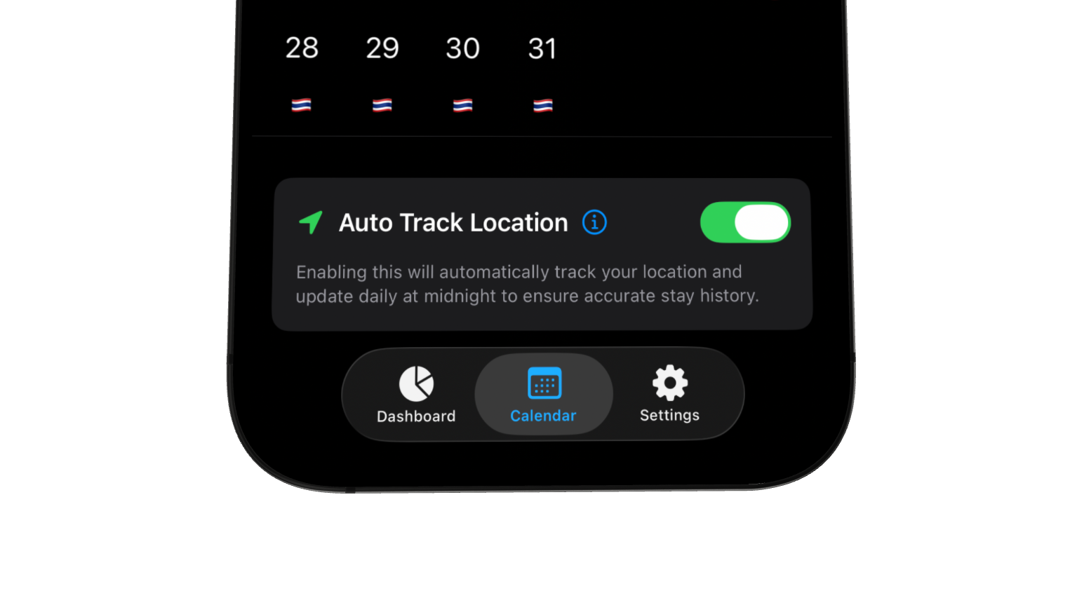 Location tracking visualization